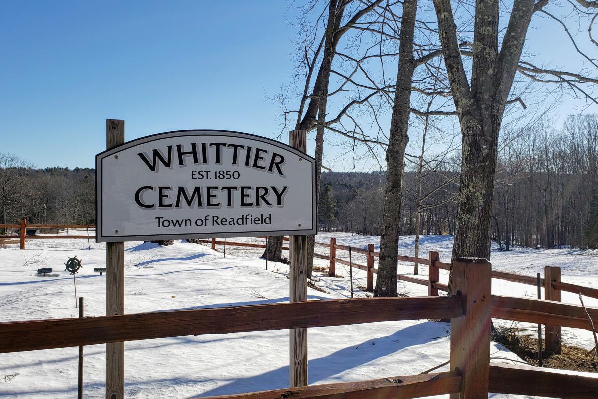 Whittier Cemetery (Photo Credit: Brenda Lake) 