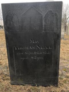 Thomas Neal (Died Sept. 20, 1835)- East Readfield Cemetery
