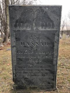Hannah Bourne (Died April 25, 1837) - East Readfield Cemetery