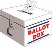 ballot box for voting